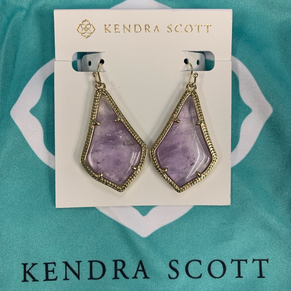 Kendra Scott Alex Earrings in Amethyst